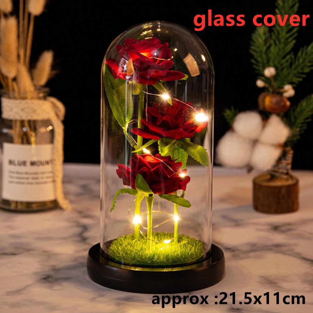 Yukona Galaxy Trio: Triple Eternal Rose LED Dome