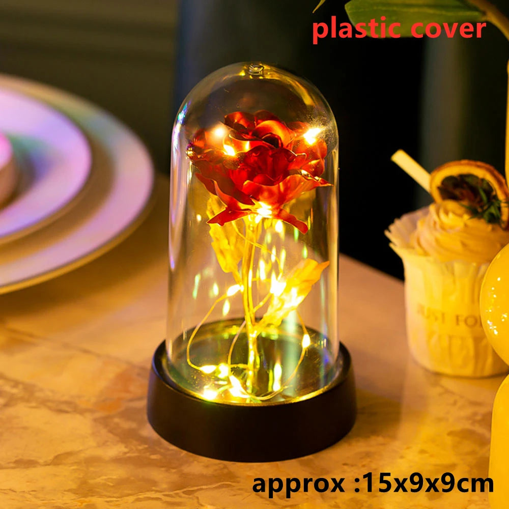 Yukona Galaxy Trio: Triple Eternal Rose LED Dome