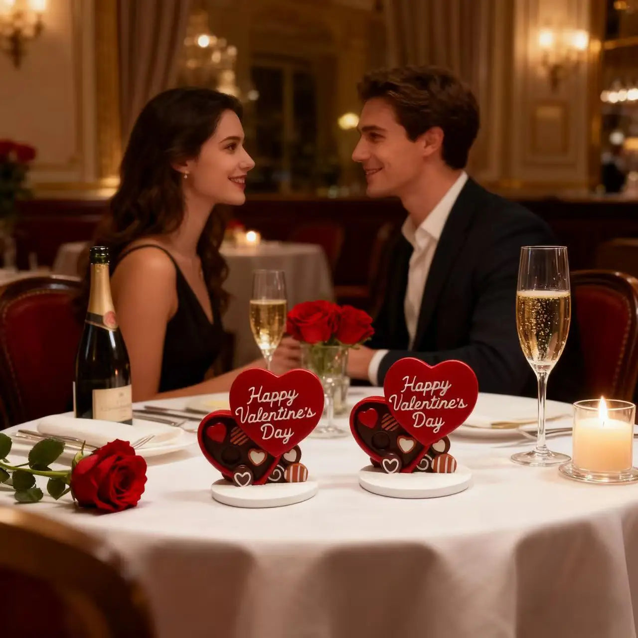 Valentine's Day Heart-Shaped Desktop Decoration