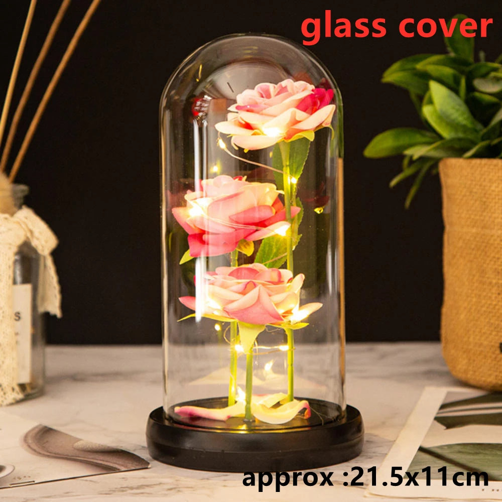 Yukona Galaxy Trio: Triple Eternal Rose LED Dome