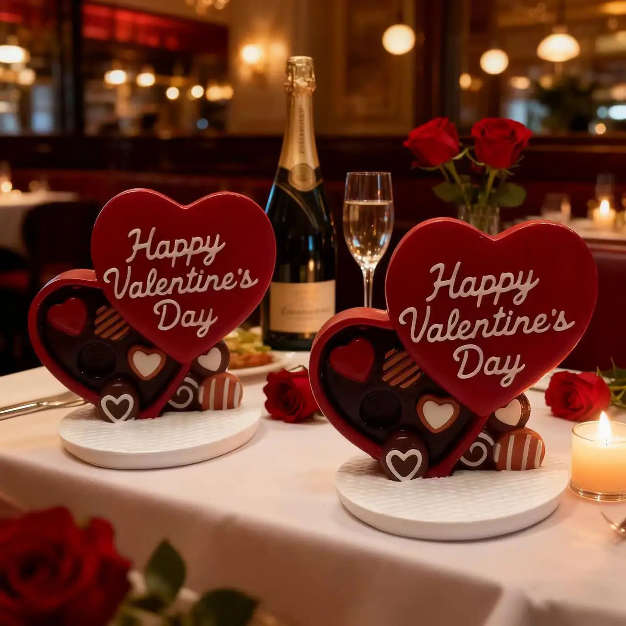 Valentine's Day Heart-Shaped Desktop Decoration