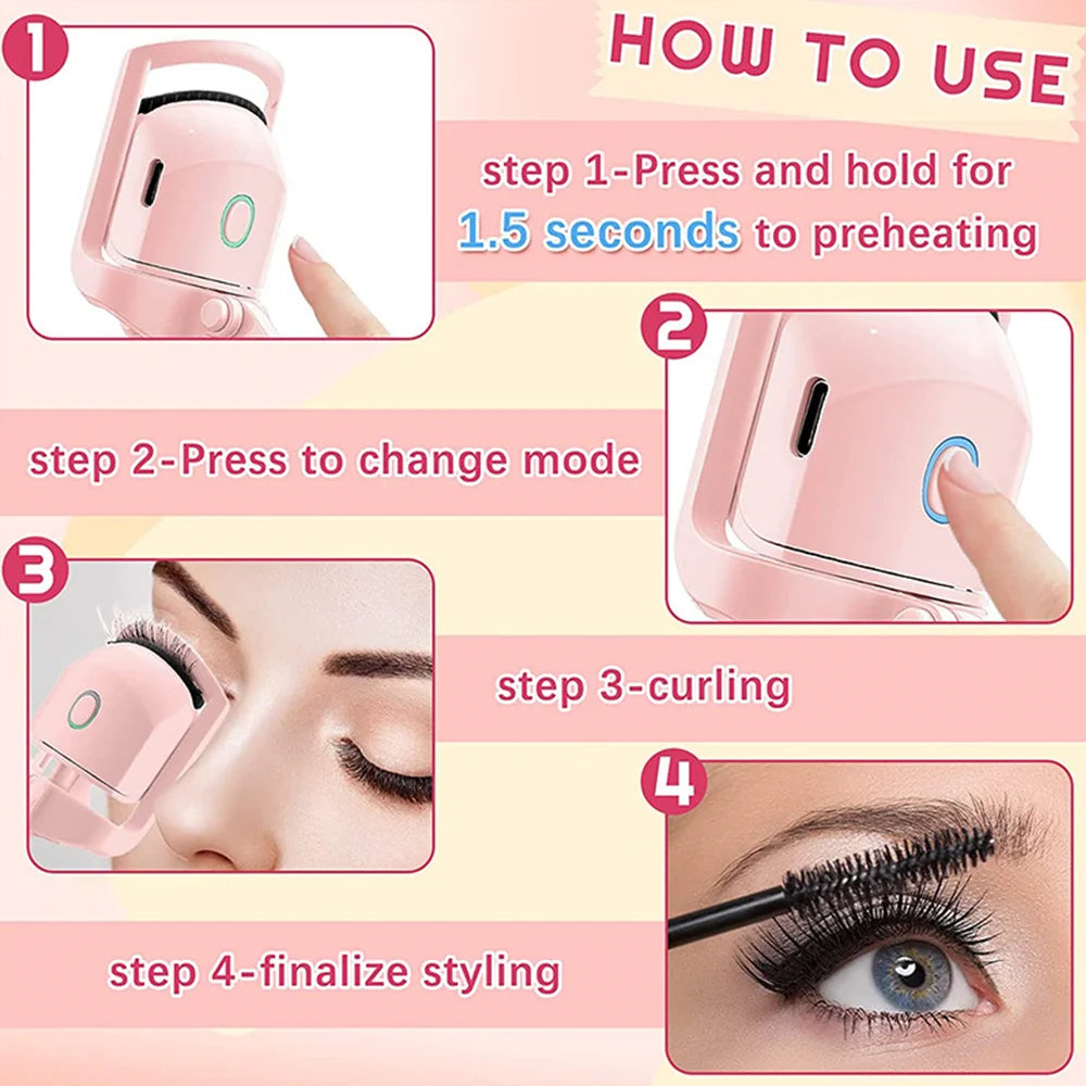 New Rechargeable Electric Eyelash Curler