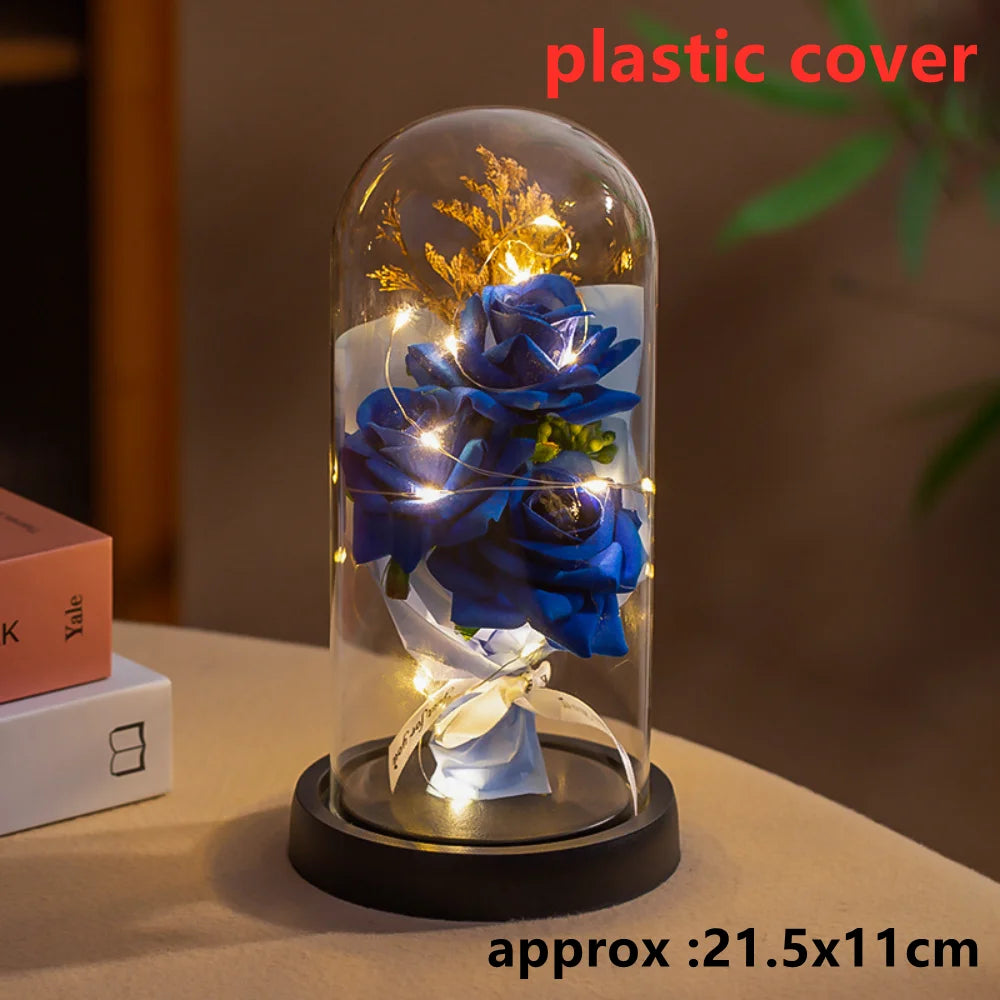 Yukona Galaxy Trio: Triple Eternal Rose LED Dome