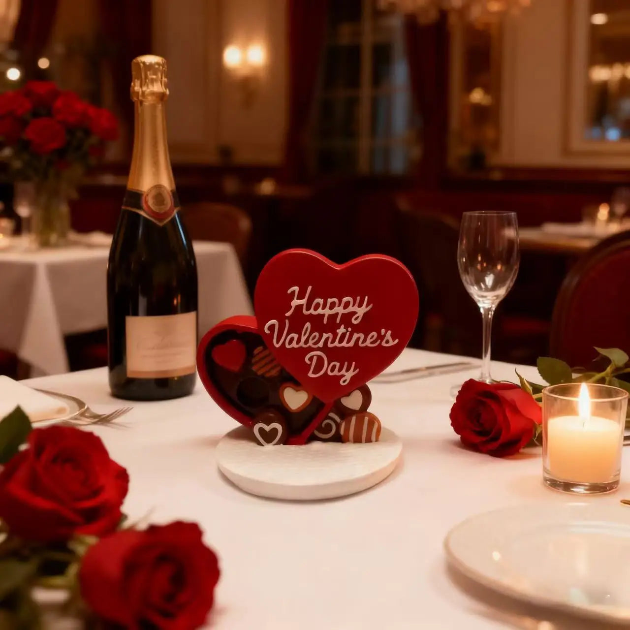 Valentine's Day Heart-Shaped Desktop Decoration