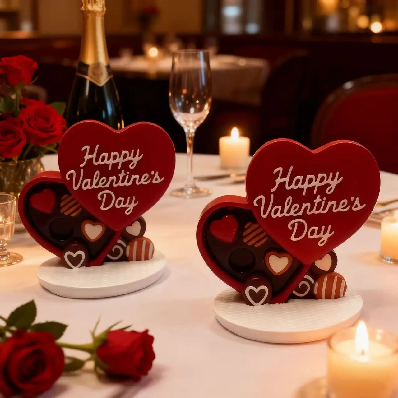 Valentine's Day Heart-Shaped Desktop Decoration